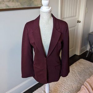 Boston Proper Cape Sleeve Ponte Blazer